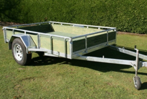Heavy Duty Single Axle Trailer 2.4 x 1.5 (8’ x 5’)